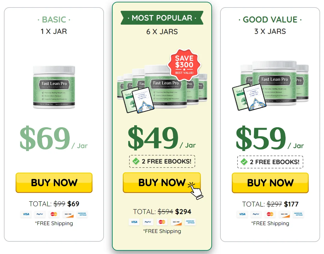 Fast Lean Pro Official Website USA